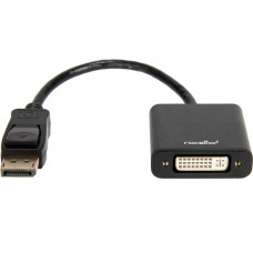 Rocstor DisplayPort/DVI Video Cable - 8" DisplayPort/DVI Video Cable for Video Device - First End: 1 x DisplayPort Male Digital Video - Second End: 1 x DVI Female Video - Black Y10A230-B1