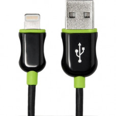 Rocstor Premium 4 ft./1.2 m. Black Lightning to USB Charge Sync Cable - 4 ft Lightning/USB Data Transfer Cable - First End: 1 x Type A Male USB - Second End: 1 x Lightning Male Proprietary Connector - MFI - Black Y10C257-B1