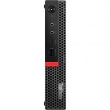 Lenovo ThinkCentre M920q 10RRS58A00 Desktop Computer - Intel Core i5 8th Gen i5-8500T Hexa-core (6 Core) 2.10 GHz - 16 GB RAM DDR4 SDRAM - 256 GB SSD - Tiny - Raven Black - Windows 10 Pro 64-bit - Intel UHD Graphics 630 DDR4 SDRAM - English (US) Keyboard 