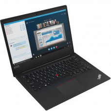 Lenovo ThinkPad E490 20N9S0QV00 14" Notebook - 1366 x 768 - Core i7 i7-8565U - 8 GB RAM - 256 GB SSD - Black - Windows 10 Pro 64-bit - AMD Radeon RX 550X with 2 GB - Twisted nematic (TN) - English (US) Keyboard - Bluetooth 20N9S0QV00