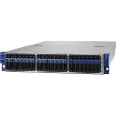 Tyan Transport SX TN70AB8026 Barebone System - 2U Rack-mountable - Socket SP3 - 1 x Processor Support - 1 TB DDR4 SDRAM DDR4-2666/PC4-21300 Maximum RAM Support - Serial ATA/600 - ASPEED AST2500 32 MB Integrated - 24 x Total Bays - 24 2.5" Bay(s) - 4 