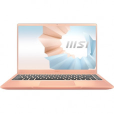 Micro-Star International  MSI Modern 14 B11MO-242 14" Rugged Notebook - Full HD - 1920 x 1080 - Intel Core i7 (11th Gen) i7-1165G7 900 MHz - 8 GB RAM - 512 GB SSD - Beige Mousse - Intel SoC - Windows 10 - Intel Iris Xe Graphics - In-plane Switching (