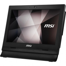 Micro-Star International  MSI PRO 16T 10M-085US All-in-One Computer - Intel Celeron 5205U Dual-core (2 Core) 1.90 GHz - 4 GB RAM DDR4 SDRAM - 128 GB M.2 Serial ATA/600 SSD - 15.6" HD 1366 x 768 Touchscreen Display - Desktop - Black - Intel Chip - Win