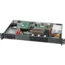 Supermicro SuperServer 1019C-HTN2 Barebone System - 1U Rack-mountable - Intel C246 Chipset - Socket H4 LGA-1151 - 1 x Processor Support - Black - 64 GB DDR4 SDRAM DDR4-2666/PC4-21300 Maximum RAM Support - Serial ATA/600 RAID Supported Controller - ASPEED 