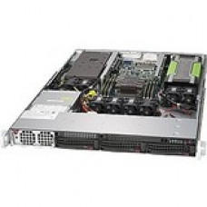 Supermicro SuperServer 5019GP-TT Barebone System - 1U Rack-mountable - Intel C621 Chipset - Socket P LGA-3647 - 1 x Processor Support - Black - 768 GB DDR4 SDRAM DDR4-2666/PC4-21300 Maximum RAM Support - Serial ATA/600 RAID Supported Controller - ASPEED A