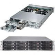 Supermicro SuperServer 6028TP-HC1R Barebone System - 2U Rack-mountable - Intel C612 Chipset - 4 Number of Node(s) - Socket LGA 2011-v3 - 2 x Processor Support - Black - 1 TB DDR4 SDRAM DDR4-2133/PC4-17000 Maximum RAM Support - 12Gb/s SAS RAID Supported Co