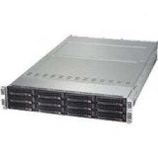Supermicro SuperServer 6029TP-HC0R Barebone System - 2U Rack-mountable - Intel C621 Chipset - 4 Number of Node(s) - Socket P LGA-3647 - 2 x Processor Support - Black - 2 TB DDR4 SDRAM DDR4-2666/PC4-21300 Maximum RAM Support - 12Gb/s SAS RAID Supported Con