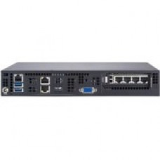 Supermicro SuperServer E300-9D Compact Server - Xeon D-2123IT - Serial ATA/600 Controller - 0, 1, 5, 10 RAID Levels - ASPEED AST2500 Graphic Card - 10 Gigabit Ethernet - 1 x SFF Bay(s) - 1 x 120 W - TAA Compliance SYS-E300-9D