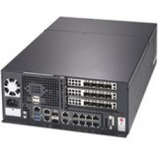 Supermicro SuperServer E403-9D-16C-FN13TP Box PC Server - Xeon D-2183IT - Serial ATA/600 Controller - 512 GB RAM Support - 0, 1, 5, 10 RAID Levels - ASPEED AST2500 Graphic Card - Gigabit Ethernet, 10 Gigabit Ethernet - 4 x SFF Bay(s) - 1 x 600 W SYS-E403-