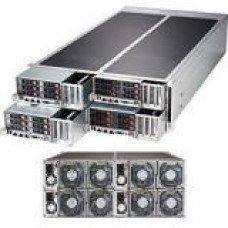 Supermicro SuperServer F628G2-FC0PT+ Barebone System - 4U Rack-mountable - Intel C612 Chipset - 4 Number of Node(s) - Socket LGA 2011-v3 - 2 x Processor Support - Black - 1 TB DDR4 SDRAM DDR4-2133/PC4-17000 Maximum RAM Support - Serial ATA/600, 12Gb/s SAS