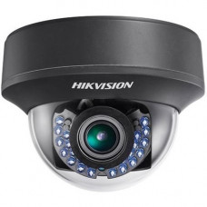 Hikvision Turbo HD DS-2CE56D1T-AVPIR3 2 Megapixel Surveillance Camera - Color, Monochrome - 131.23 ft Night Vision - 1920 x 1080 - 2.80 mm - 12 mm - 4.3x Optical - CMOS - Cable - Dome - TAA Compliance DS-2CE56D1T-AVPIR3B