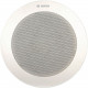 Bosch LC4-UC12E Indoor Ceiling Mountable Speaker - 12 W RMS - White, Black - 65 Hz to 20 kHz - 833 Ohm - RoHS, WEEE Compliance LC4-UC12E