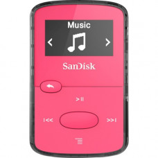 Sandisk Clip Jam 8 GB Flash MP3 Player - Red - FM Tuner - 1" - microSD, microSDHC - AAC, MP3, WMA, WAV, Audible - 18 Hour SDMX26-008G-G46R