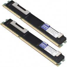 AddOn AM1066D3QRLPR/16G x2 JEDEC Standard Factory Original 32GB DDR3-1066MHz Registered ECC Quad Rank 1.35V 240-pin CL7 RDIMM - 100% compatible and guaranteed to work - RoHS, TAA Compliance AM1066D3QRLPR/32GKIT