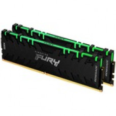 Kingston FURY 16GB (2 x 8GB) DDR4 SDRAM Memory Kit - 16 GB (2 x 8GB) - DDR4-4600/PC4-36800 DDR4 SDRAM - 4600 MHz Single-rank Memory - CL19 - 1.50 V - Non-ECC - Unbuffered - 288-pin - DIMM KF446C19RBAK2/16