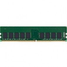 Kingston 32GB DDR4 SDRAM Memory Module - For Workstation - 32 GB - DDR4-2666/PC4-21300 DDR4 SDRAM - 2666 MHz Dual-rank Memory - CL19 - 1.20 V - ECC - Unbuffered - 288-pin - DIMM - Lifetime Warranty KTH-PL426E/32G
