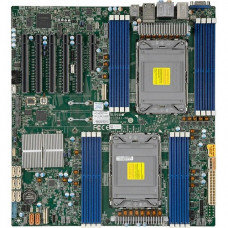 Supermicro X12DAI-N6 Server Motherboard - Intel Chipset - Socket P - Intel Optane Memory Ready - Extended ATX - Xeon Gold, Xeon Silver, Xeon Bronze, Xeon Platinum Processor Supported - 6 TB DDR4 SDRAM Maximum RAM - DIMM, RDIMM, LRDIMM - 16 x Memory Slots 