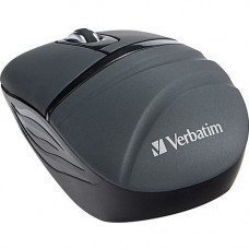 Verbatim Wireless Mini Travel Mouse, Commuter Series - Graphite - Radio Frequency - 2.40 GHz - Graphite - 1000 dpi 70704