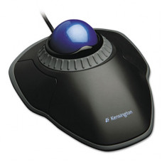 Kensington TRACKBALL,W/SCROLL RNG,BK 72337