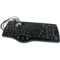 Honeywell Notebook Keyboard - Cable Connectivity - USB Interface - 95 Key - Rugged - PC - Black - TAA Compliance 9000160KEYBRD