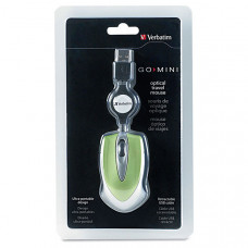 Verbatim Optical Mini Travel Mouse (Green) 97254