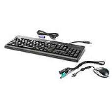 HP Keyboard and Mouse - USB, PS/2 Cable Keyboard - English (US) - USB, PS/2 Cable Mouse - RoHS Compliance BU207AA#ABA