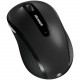 Microsoft Wireless Mobile Mouse 4000 - USB - 4 x Button - Black D5D-00001