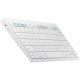 Samsung Smart Keyboard Trio 500, White - Wireless Connectivity - Bluetooth - Smartphone, Tablet - AAA Battery Size Supported - White EJ-B3400UWEGUS