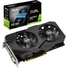 Asus Dual DUAL-GTX1660S-O6G-EVO GeForce GTX 1660 SUPER Graphic Card - 6 GB GDDR6 - 1.53 GHz Core - 192 bit Bus Width - DisplayPort - HDMI - DVI DUAL-GTX1660S-O6G-EVO