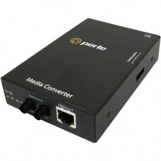 Perle S-100-M2ST2 Fast Ethernet Stand-Alone Media Converter - 1 x Network (RJ-45) - 1 x ST Ports - 10/100Base-TX, 100Base-FX - External, Rail-mountable, Rack-mountable, Wall Mountable - REACH, RoHS, WEEE Compliance 05050204