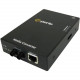 Perle S-100-S2ST40 Fast Ethernet Media Converter - 1 x Network (RJ-45) - 1 x ST Ports - 100Base-TX, 100Base-EX - External - REACH, RoHS, WEEE Compliance 05050334