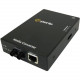 Perle S-100-S2ST120 Fast Ethernet Media Converter - 1 x Network (RJ-45) - 1 x ST Ports - 100Base-TX, 100Base-ZX - External - REACH, RoHS, WEEE Compliance 05050354