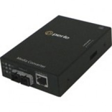 Perle S-110-S1SC40U Fast Ethernet Stand-Alone Media and Rate Converter - 1 x Network (RJ-45) - 1 x SC Ports - 10/100Base-TX, 100Base-BX - Rail-mountable, Wall Mountable, External, Rack-mountable - REACH, RoHS, WEEE Compliance 05050494