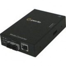 Perle S-110-S1SC20U Fast Ethernet Stand-Alone Media and Rate Converter - 1 x Network (RJ-45) - 1 x SC Ports - 100Base-BX - Rail-mountable, Rack-mountable, Wall Mountable, External - REACH, RoHS, WEEE Compliance 05050474