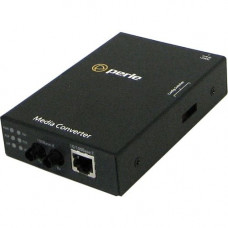 Perle S-110-S2ST20 Fast Ethernet Media Converter - 1 x Network (RJ-45) - 1 x ST Ports - 100Base-LX, 10/100Base-TX - External - REACH, RoHS, WEEE Compliance 05050524