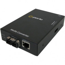 Perle S-1110-S2SC10 Media Converter - 1 x Network (RJ-45) - 1 x SC Ports - 10/100/1000Base-T, 1000Base-LX - Rail-mountable - REACH, RoHS, WEEE Compliance 05050634