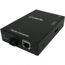 Perle S-1000-S1SC40D Media Converter - 1 x Network (RJ-45) - 1 x SC Ports - 10/100/1000Base-T, 1000Base-BX - Rail-mountable, Rack-mountable, Wall Mountable - REACH, RoHS, WEEE Compliance 05050844