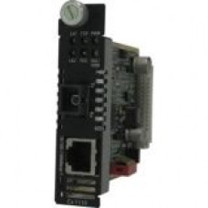 Perle CM-1110-S1SC20D Gigabit Ethernet Media and Rate Converter Managed Module - 1 x Network (RJ-45) - 1 x SC Ports - 10/100/1000Base-T, 1000Base-BX - Internal - REACH, RoHS, WEEE Compliance 05052940