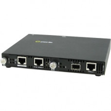 Perle SMI-1000-SFP - Gigabit Ethernet Standalone IP Managed Media Converter - 1 x Network (RJ-45) - Management Port - Gigabit Ethernet - 1000Base-BX, 10/100/1000Base-T - 1 x Expansion Slots - SFP - 1 x SFP Slots - Rack-mountable, Rail-mountable, Standalon