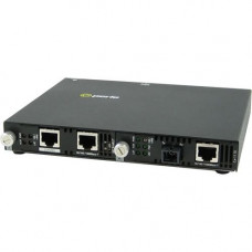 Perle SMI-1110-S1SC10D Media Converter - 2 x Network (RJ-45) - 1 x SC Ports - Management Port - 1000Base-T, 1000Base-BX, 10/100/1000Base-T - External, Rail-mountable, Rack-mountable, Wall Mountable - REACH, RoHS, WEEE Compliance 05070764