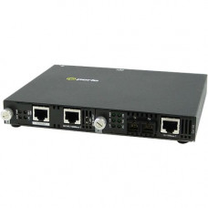 Perle SMI-110-S2SC40 Media Converter - 2 x Network (RJ-45) - 1 x SC Ports - Management Port - 10/100Base-TX, 100Base-EX - External, Rail-mountable, Rack-mountable, Wall Mountable - REACH, RoHS, WEEE Compliance 05070964