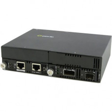 Perle 10 Gigabit Ethernet IP-Managed Stand-Alone Media Converter with One XFP Slot - Management Port - 10GBase-X - 2 x Expansion Slots - 1 x SFP+ Slots - 1x XFP Slots - Wall Mountable, Rail-mountable, Rack-mountable - REACH, RoHS, WEEE Compliance 05071114