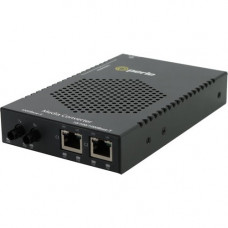 Perle S-1110HP-ST120 Transceiver/Media Converter - 1 x Network (RJ-45) - 1 x ST Ports - DuplexST Port - Single-mode - Gigabit Ethernet - 1000Base-ZX, 10/100/1000Base-T - Rack-mountable, Rail-mountable, Wall Mountable, Standalone 05079474
