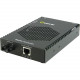 Perle S-1110P-M2ST05-XT Media Converter - 1x PoE (RJ-45) Ports - 1 x ST Ports - Multi-mode - 10/100/1000Base-T, 1000Base-SX - Desktop, Rail-mountable, Rack-mountable, Wall Mountable - REACH, RoHS, WEEE Compliance 05090510