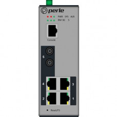 Perle IDS-205F - Managed Industrial Ethernet Switch with Fiber - 5 Ports - Manageable - 2 Layer Supported - Twisted Pair, Optical Fiber - Panel-mountable, Wall Mountable, Rail-mountable, Rack-mountable - 5 Year Limited Warranty 07012150