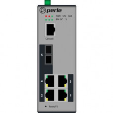 Perle IDS-305F - Managed Industrial Ethernet Switch with Fiber - 5 Ports - Manageable - 2 Layer Supported - Twisted Pair, Optical Fiber - Panel-mountable, Wall Mountable, Rail-mountable, Rack-mountable - 5 Year Limited Warranty 07012450
