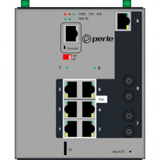 Perle IDS-509F2PP6-T2SD20-XT - Industrial Managed Power Over Ethernet Switch - 7 Ports - Manageable - 2 Layer Supported - Twisted Pair, Optical Fiber - Rail-mountable, Rack-mountable, Wall Mountable, Panel-mountable - 5 Year Limited Warranty 07016480