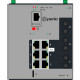 Perle Industrial Managed Power Over Ethernet Switch - 9 Ports - Manageable - 2 Layer Supported - Twisted Pair, Optical Fiber - Wall Mountable, DIN Rail Mountable, Panel-mountable, Rack-mountable - 5 Year Limited Warranty 07017100