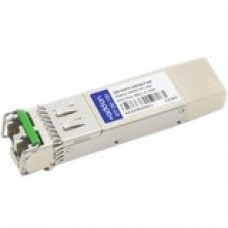 AddOn Calix SFP+ Module - For Optical Network, Data Networking - 1 LC 10GBase-DWDM Network - Optical Fiber Single-mode - 10 Gigabit Ethernet - 10GBase-DWDM - Hot-swappable - TAA Compliant 100-01971-DW5817-AO