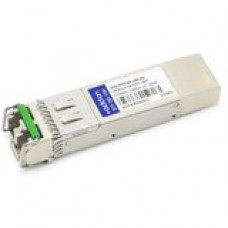 AddOn Brocade SFP+ Module - For Data Networking, Optical Network - 1 LC 10GBase-ZR Network - Optical Fiber - Single-mode - 10 Gigabit Ethernet - 10GBase-ZR - Hot-swappable - TAA Compliant - TAA Compliance 10G-SFPP-ZR-100-AO